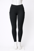 Legging sport noir taille haute SHEIN – poches & empiècements respirants