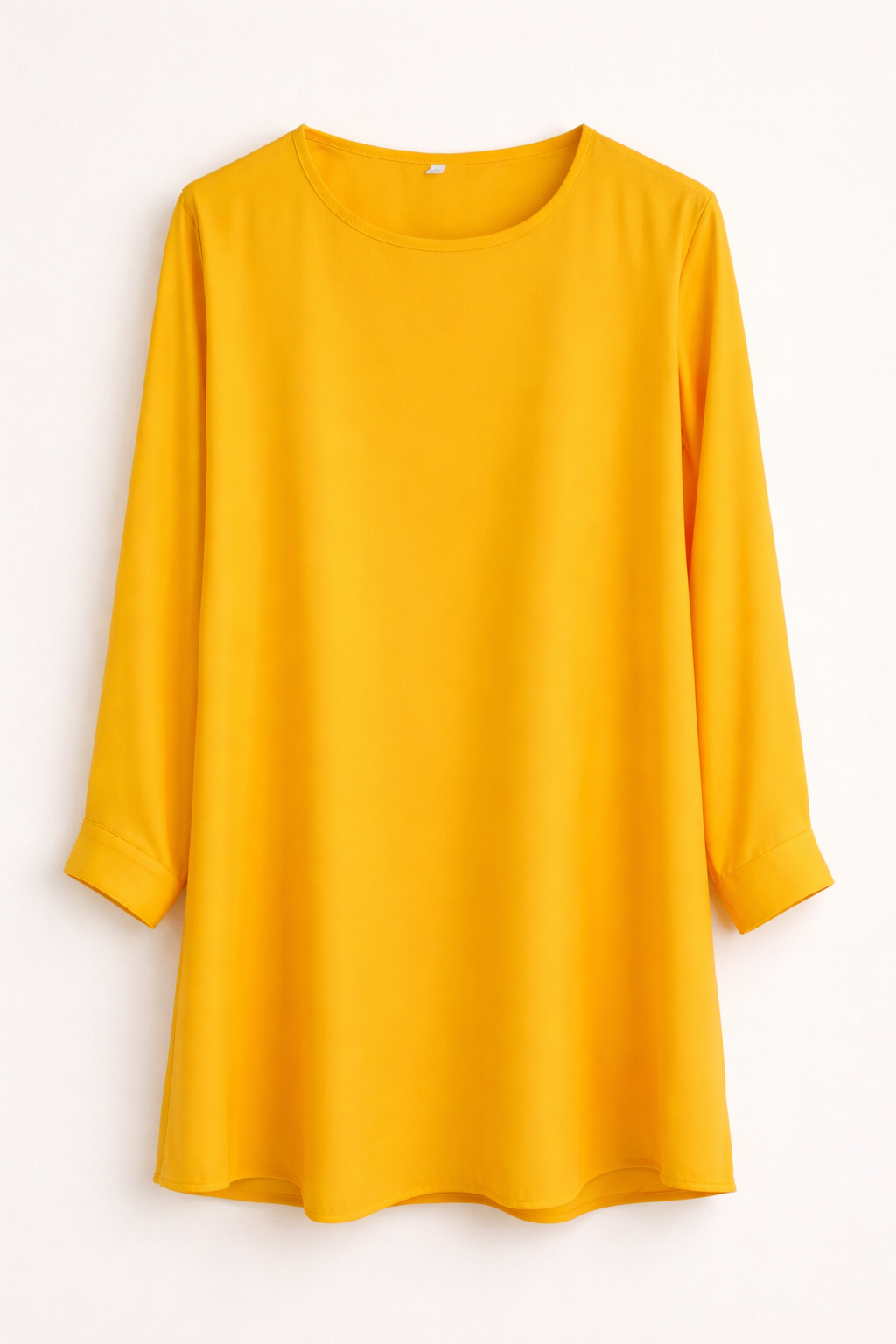 Tunique jaune moutarde oversize